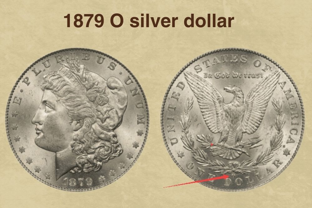 1879 O silver dollar
