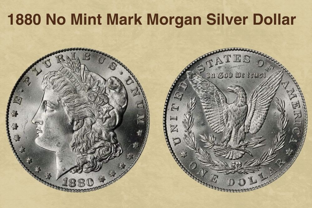 1880 No Mint Mark Morgan Silver Dollar