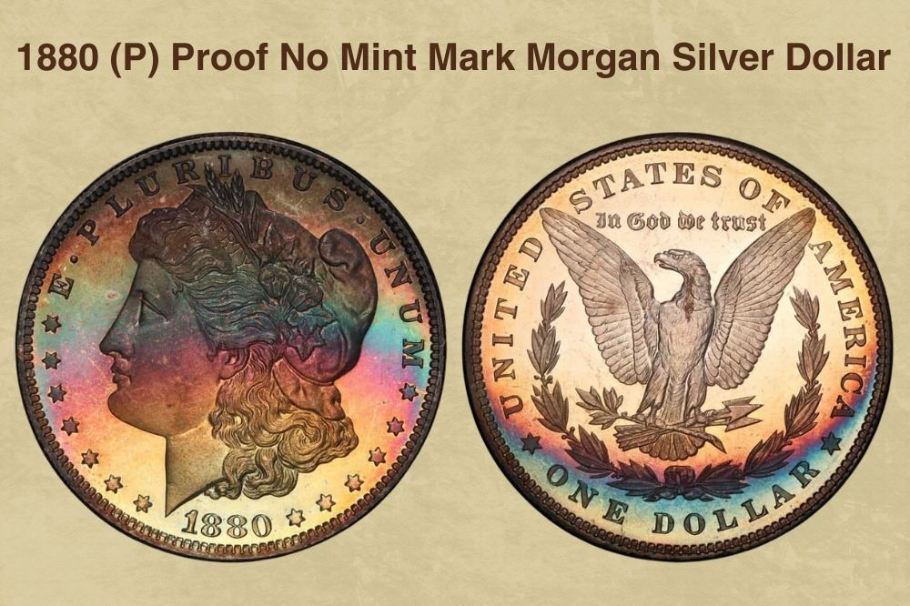 1880 (P) Proof No Mint Mark Morgan Silver Dollar