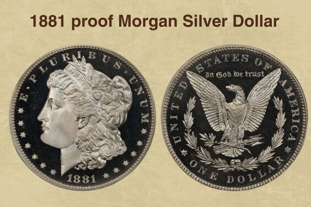 1881 proof Morgan Silver Dollar