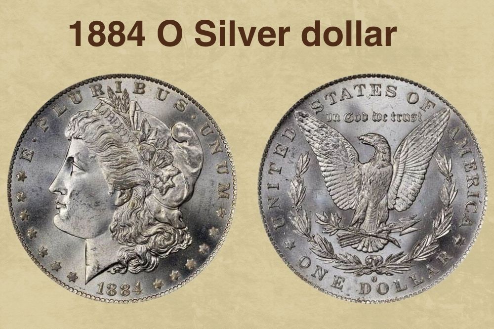 1884 O Silver dollar