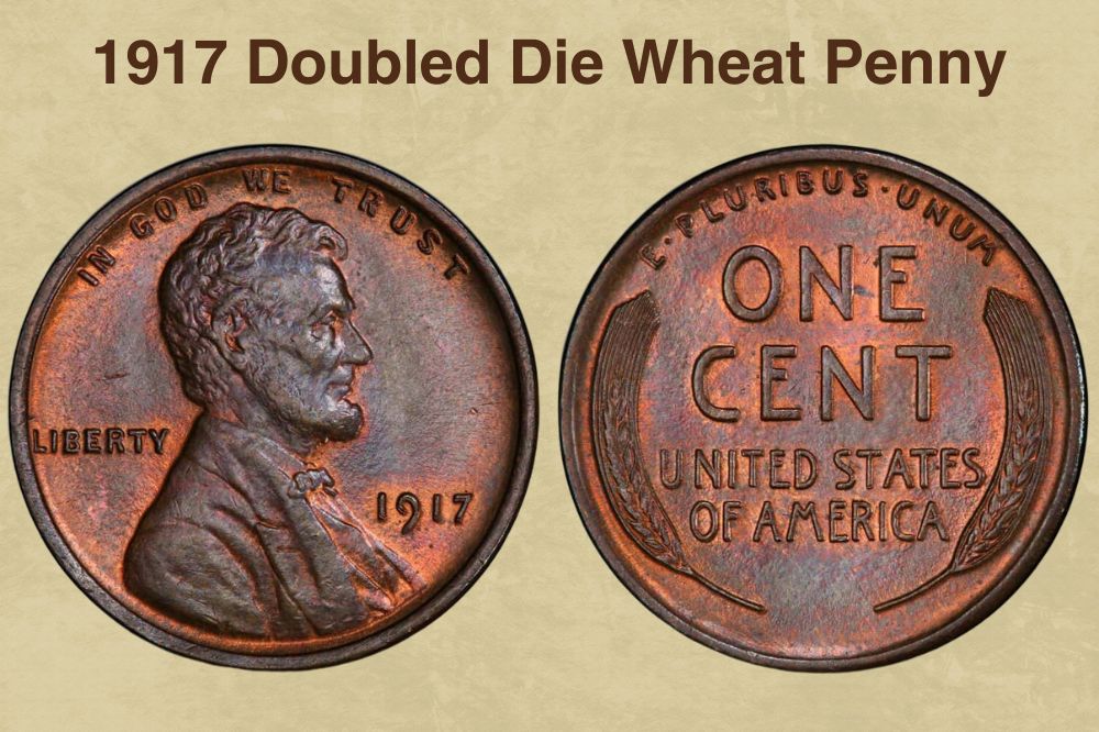 1917 Doubled Die Wheat Penny
