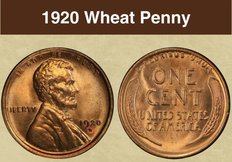 1920 Wheat Penny Value (Price Chart, Error List, History & Varieties)