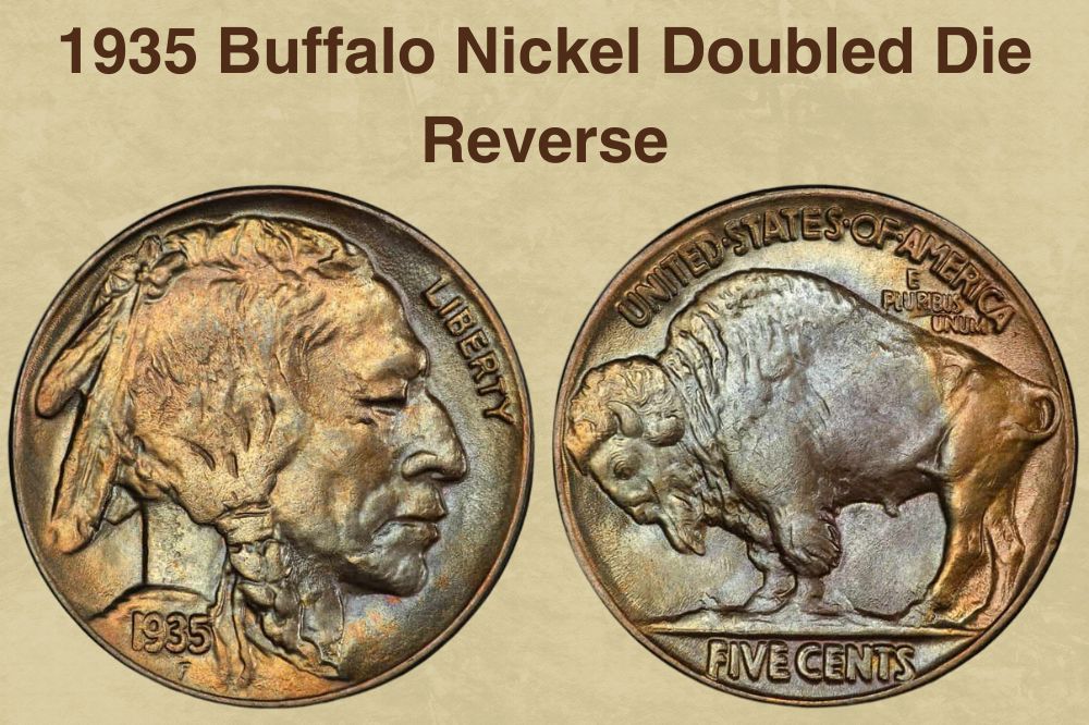 1935 Buffalo Nickel Doubled Die Reverse