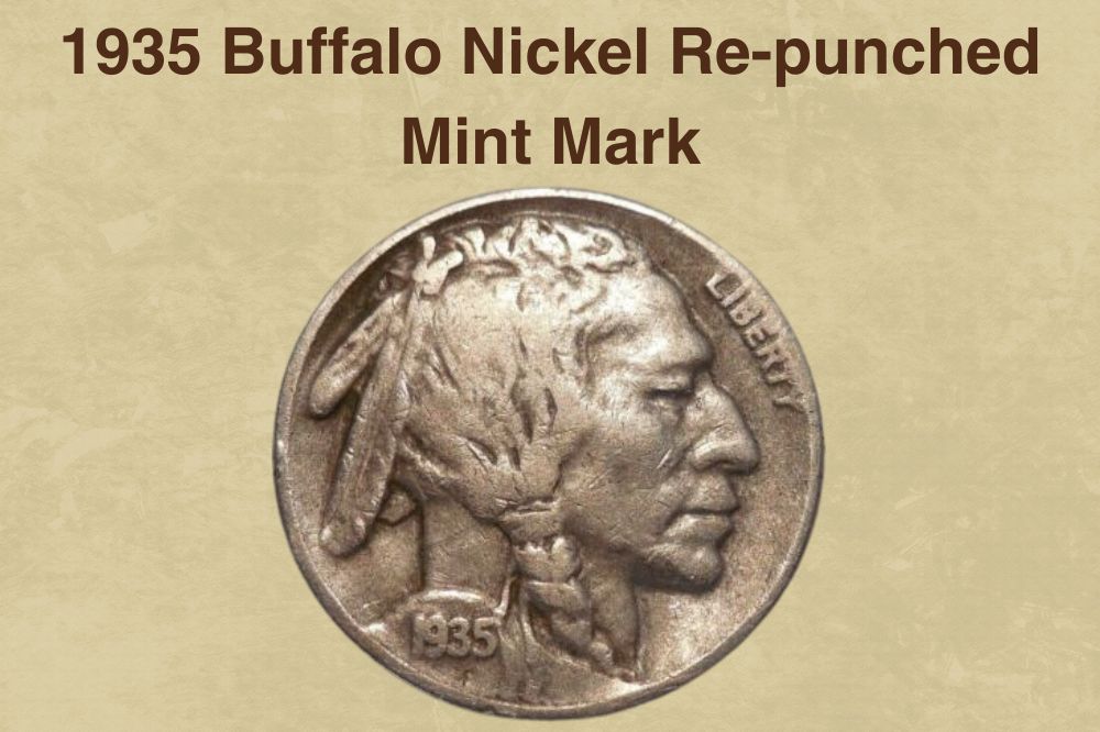 1935 Buffalo Nickel Re-punched Mint Mark