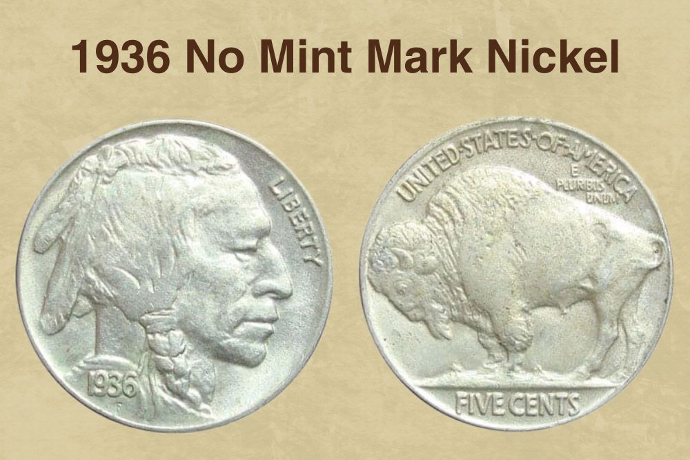 1936 No Mint Mark Nickel