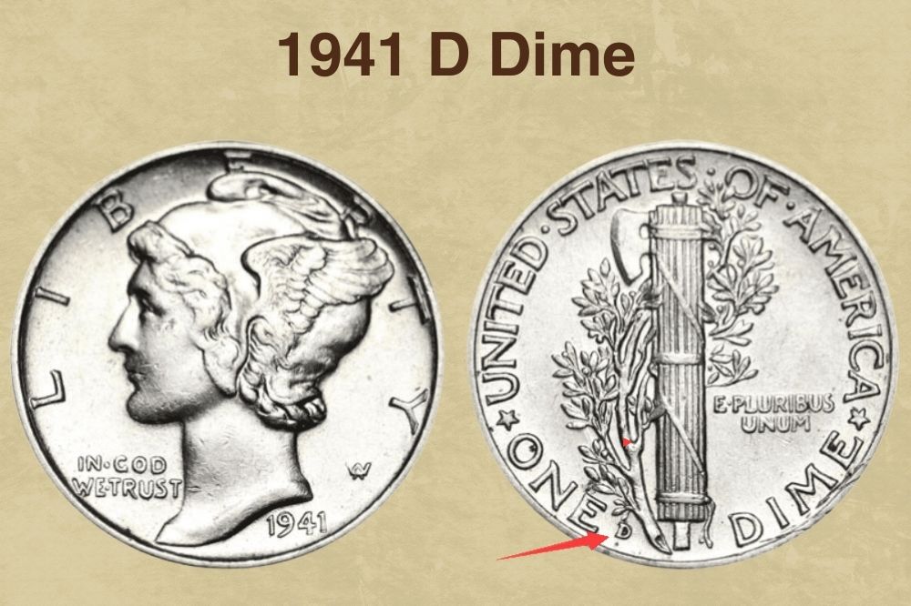 1941 D Dime