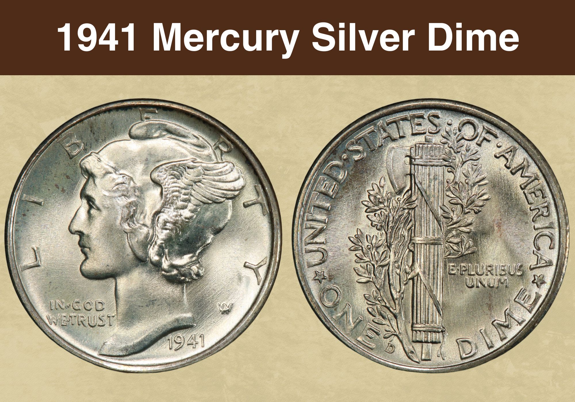 1941 Mercury Silver Dime Value
