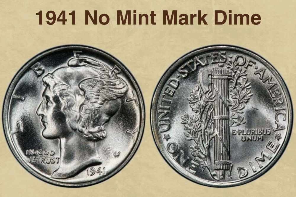 1941 No Mint Mark Dime