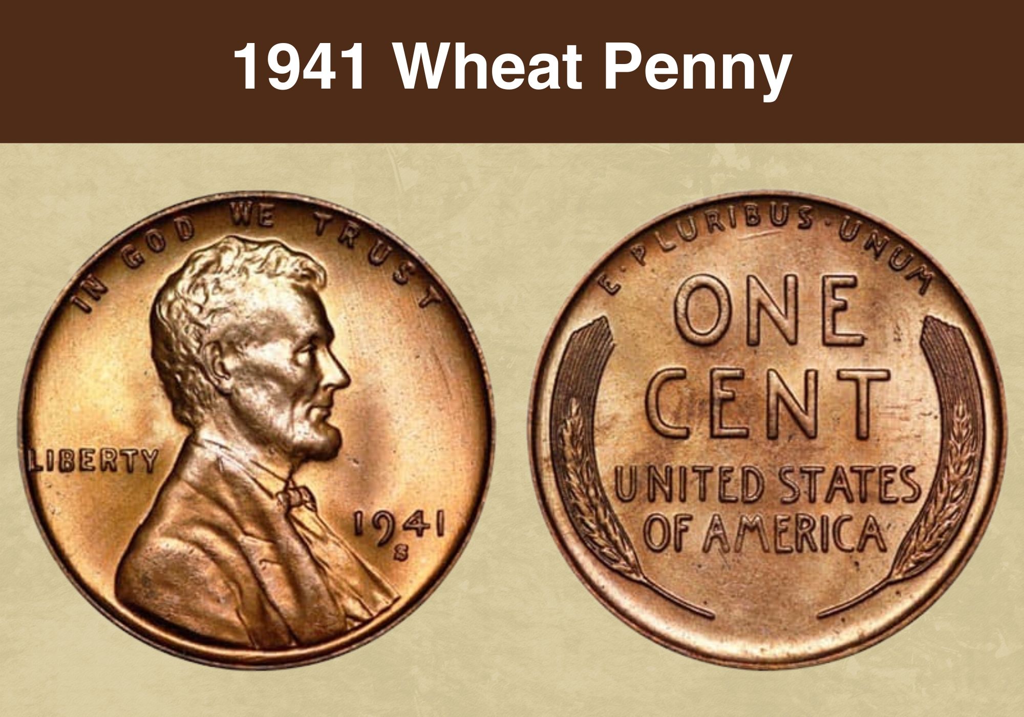 United States 1 Cent (Wheat Penny) - Foreign Currency