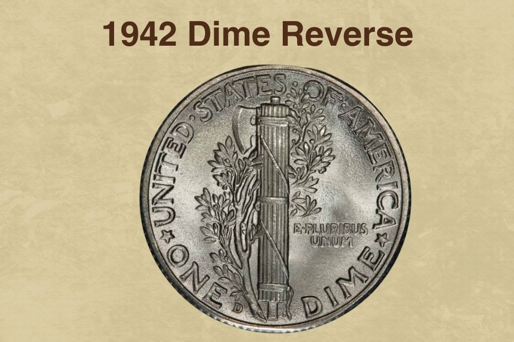 1942 Dime Reverse