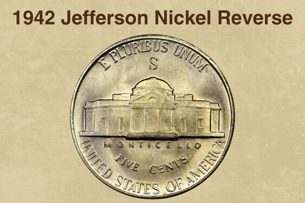 1942 Jefferson Nickel Reverse