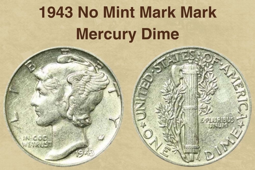 1943 No Mint Mark Mark Mercury Dime