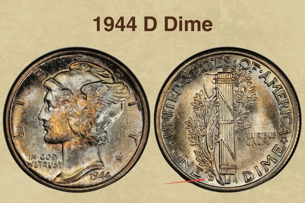 1944 D Dime