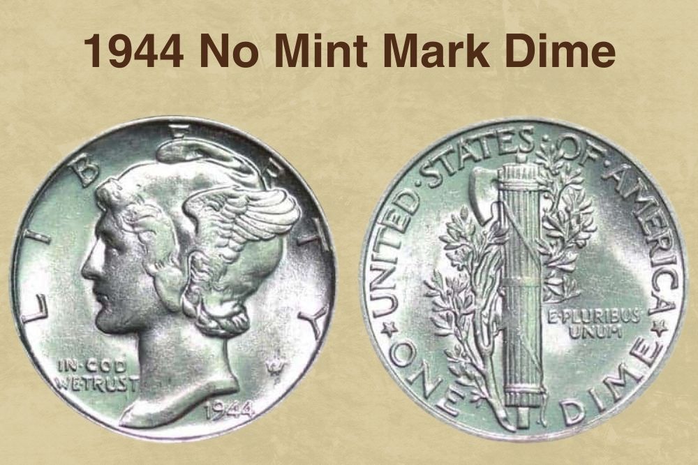 1944 No Mint Mark Dime