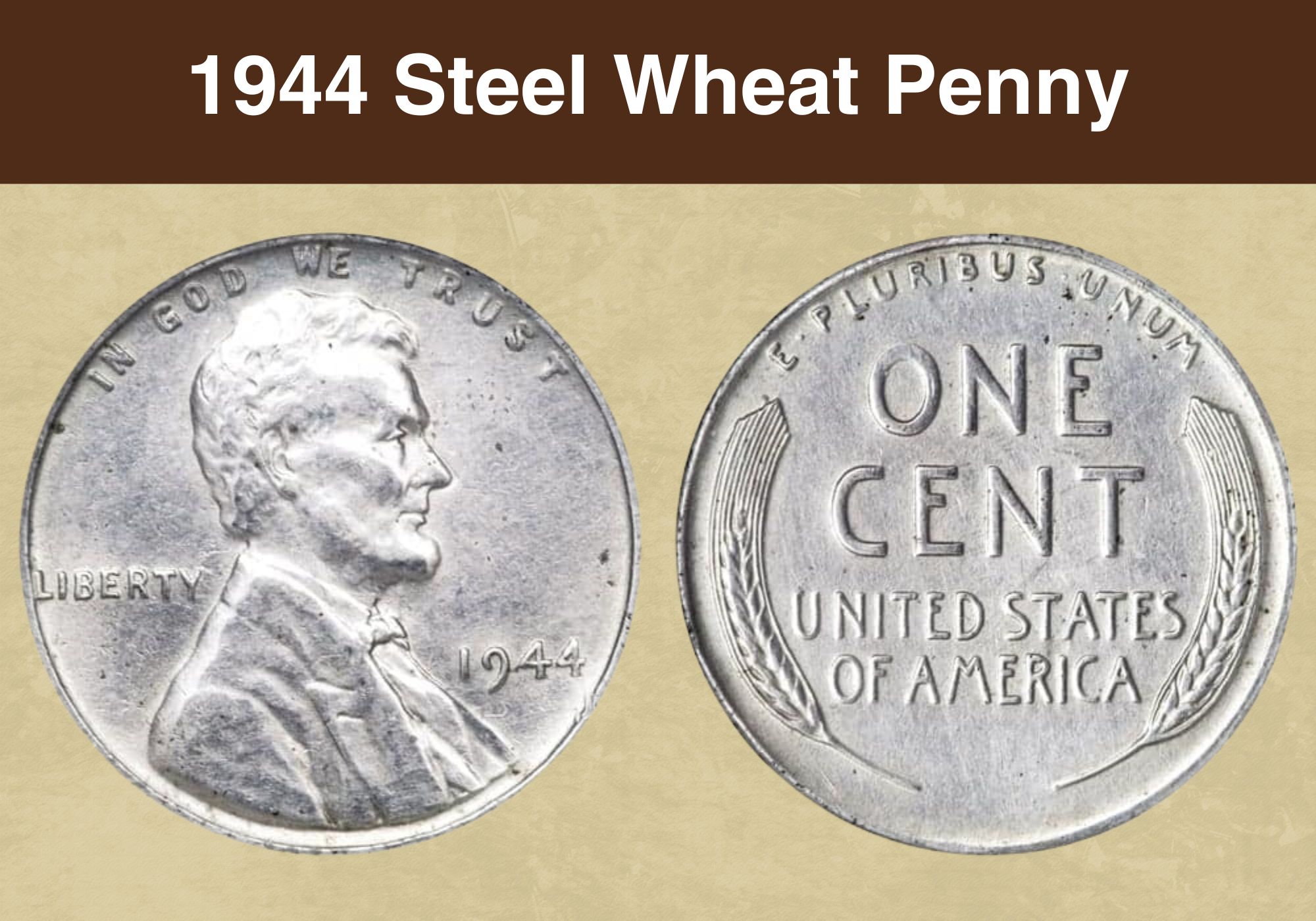 1944 Steel Wheat Penny Coin Value (Errors List, “D”, “S” & No Mint Mark Worth)