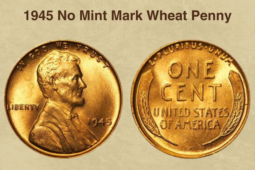 1945 No Mint Mark Wheat Penny