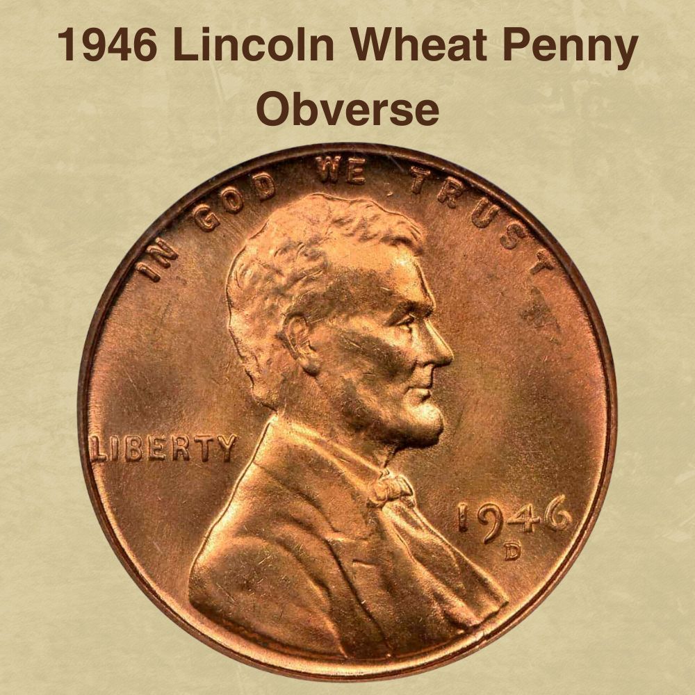 1946 Lincoln Wheat Penny Obverse