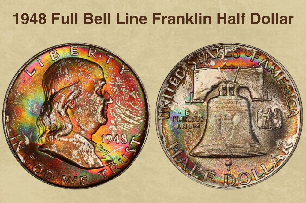 1948 Full Bell Line Franklin Half Dollar