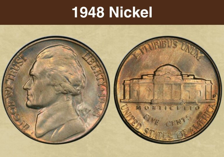 1948 Nickel Value (Price Chart, Error List, History & Varieties)