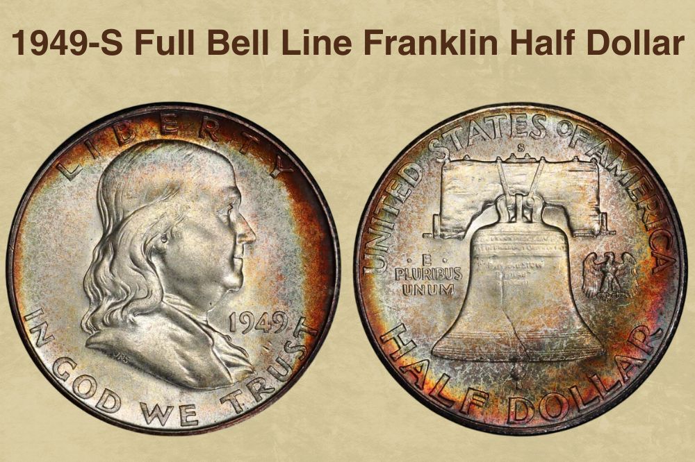 1949-S Full Bell Line Franklin Half Dollar