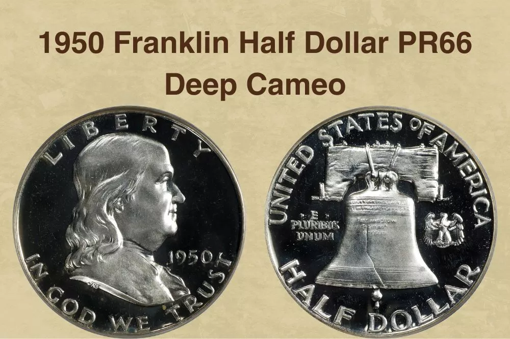 1950 Franklin Half Dollar PR66 Deep Cameo