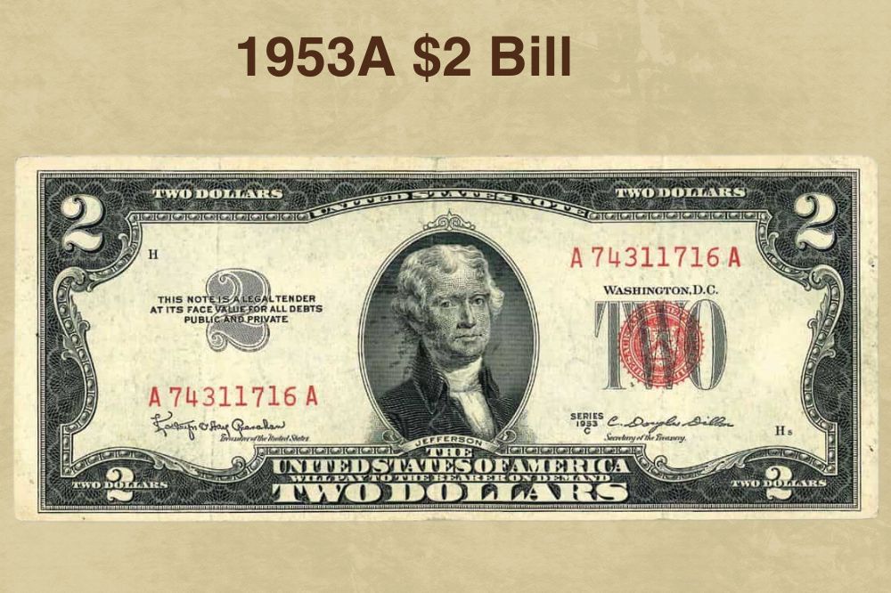 1953A $2 Bill