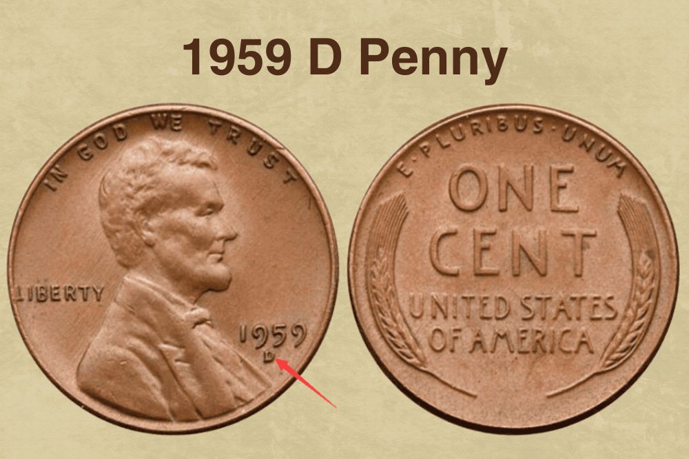 1959 D Penny