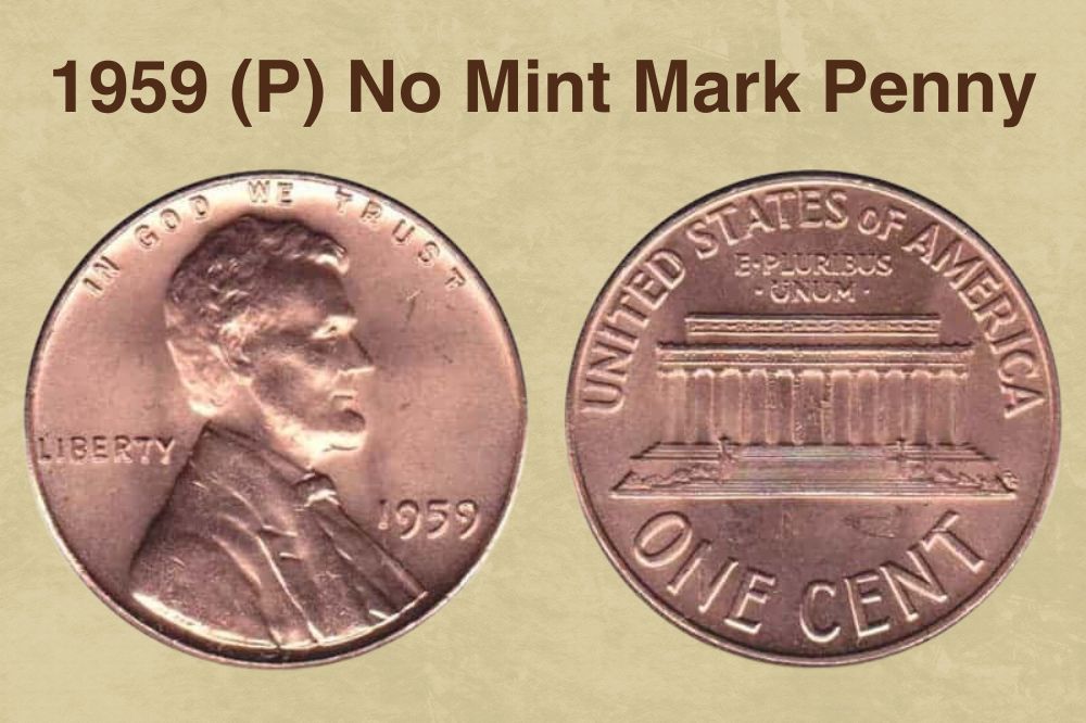 1959 (P) No Mint Mark Penny