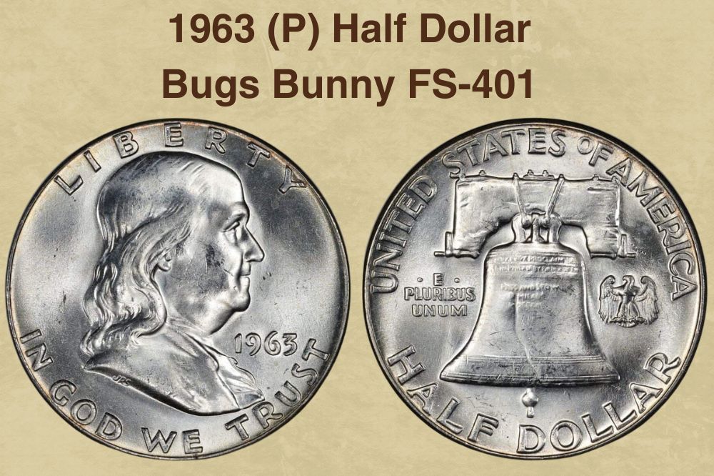 1963 (P) Half Dollar Bugs Bunny FS-401
