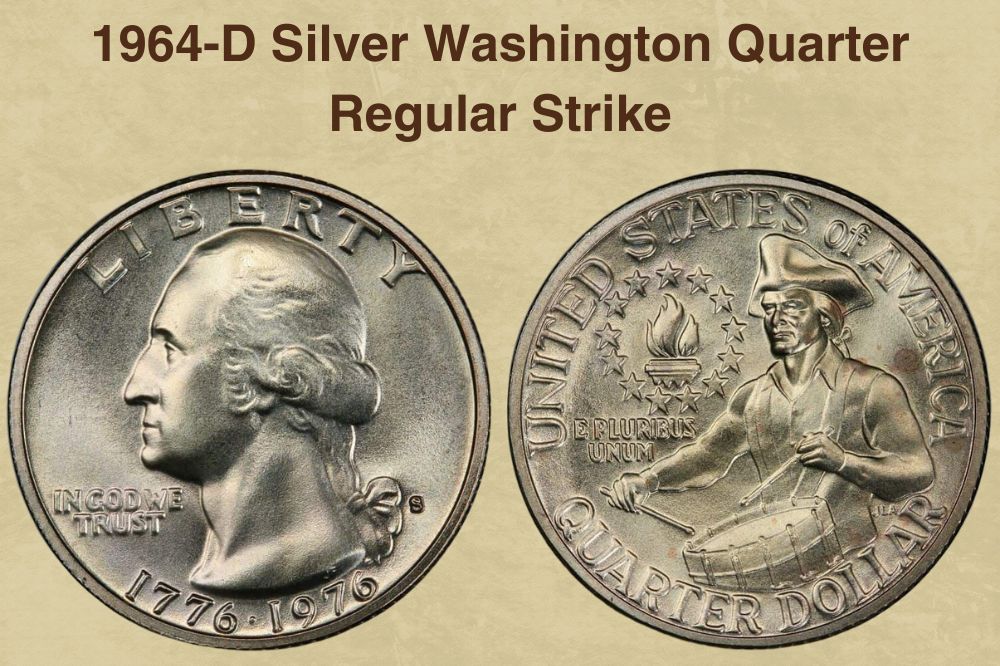 1964-D Silver Washington Quarter Regular Strike