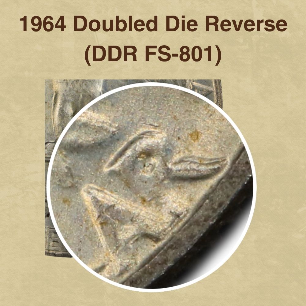 1964 Doubled Die Reverse Errors (DDR FS-801 to FS-804)