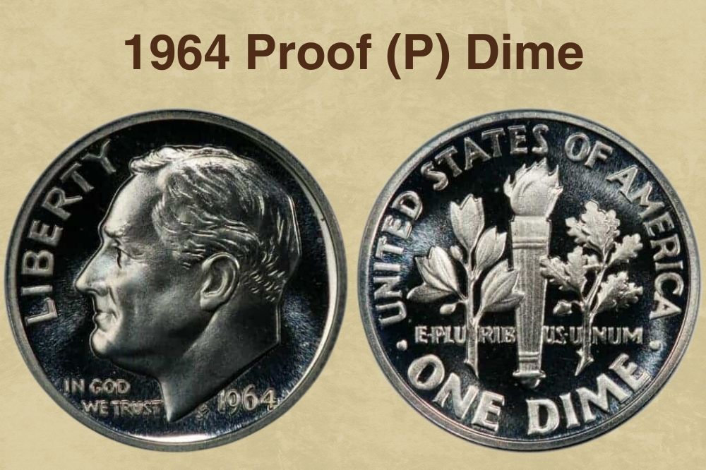 1964 Proof (P) Dime