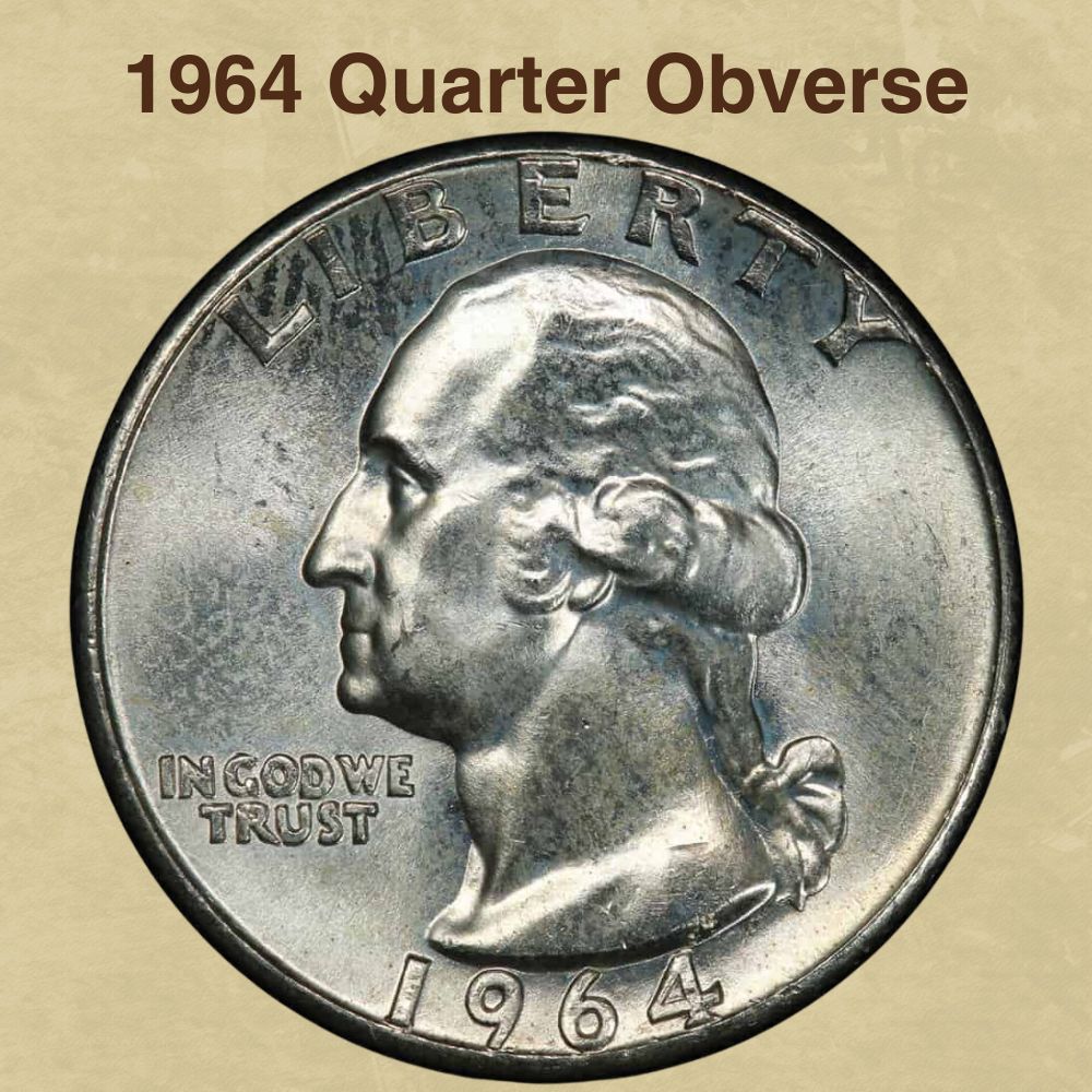 1964 Quarter Obverse