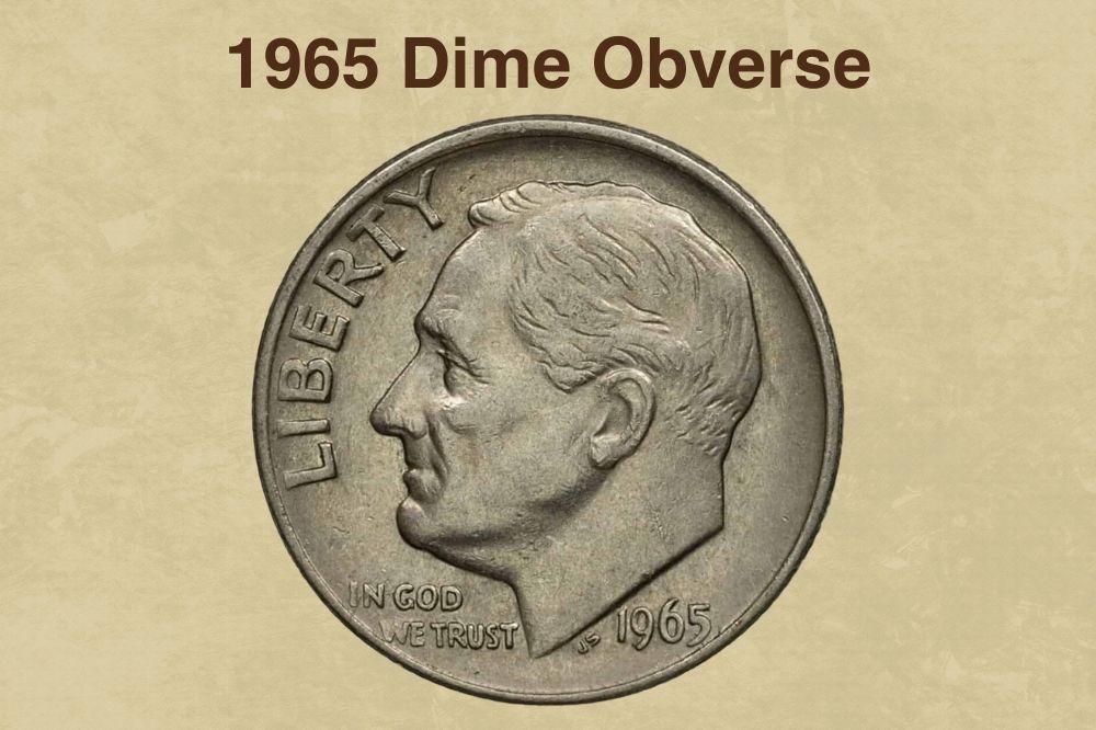 1965 Dime Obverse