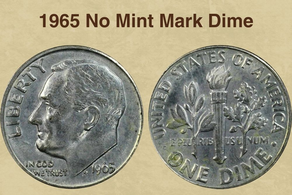 1965 No Mint Mark Dime