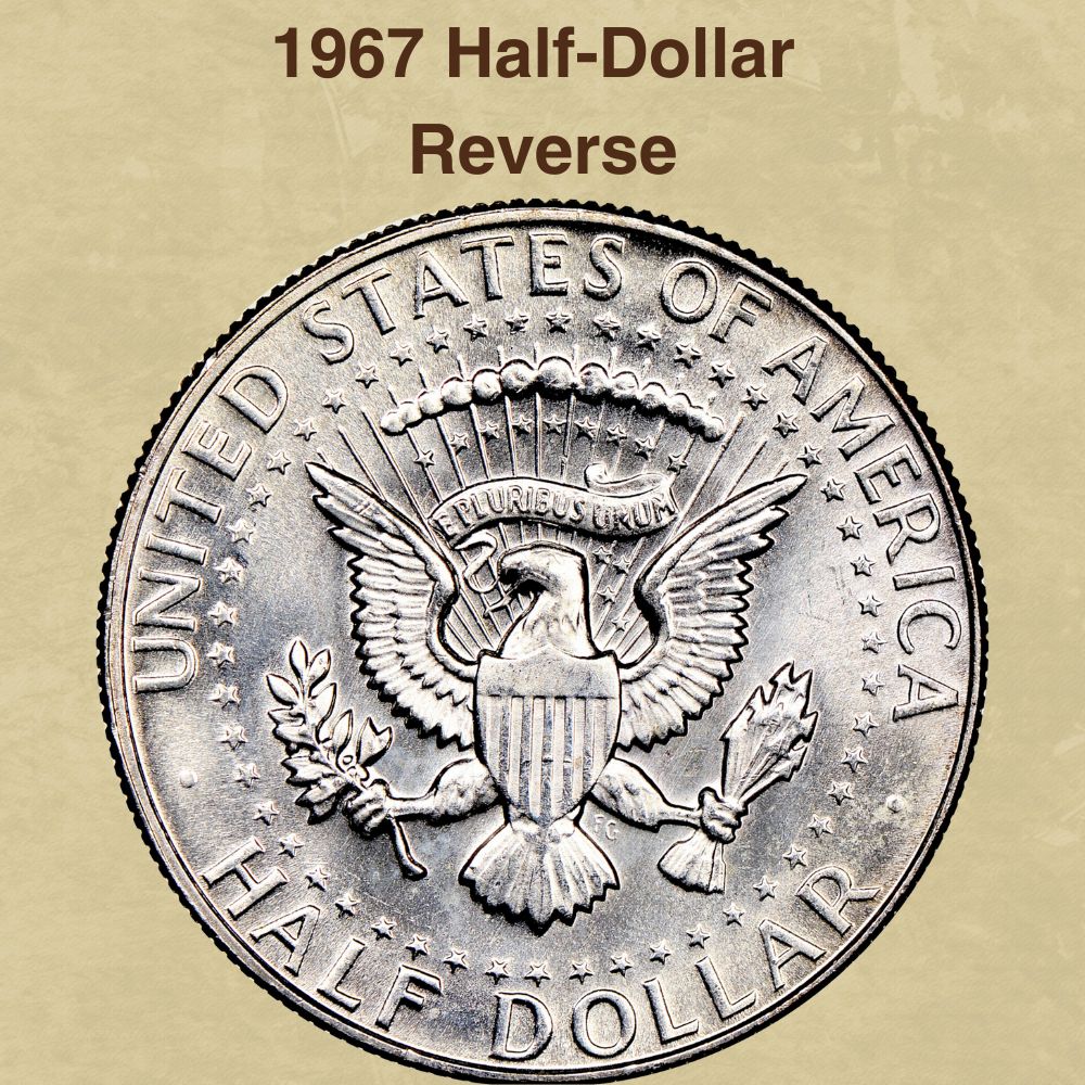 1967 Half-Dollar Reverse