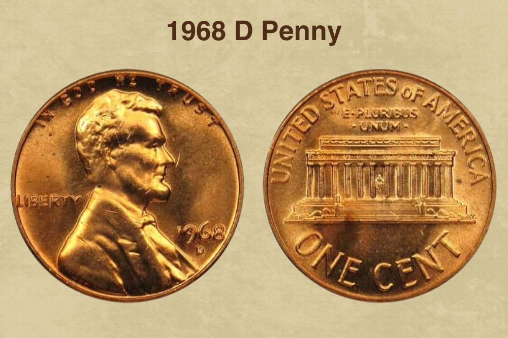 1968 D Penny