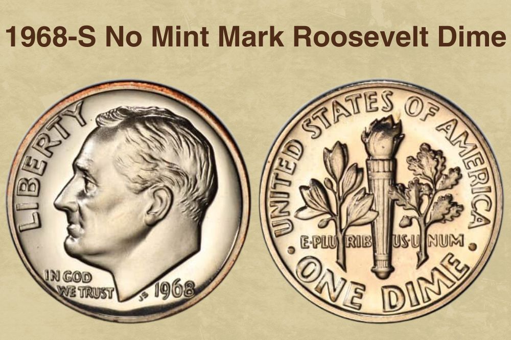 1968-S No Mint Mark Roosevelt Dime