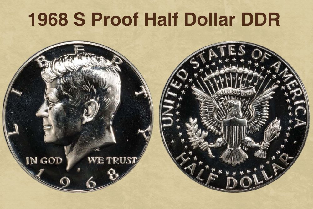 1968 S Proof Half Dollar DDR