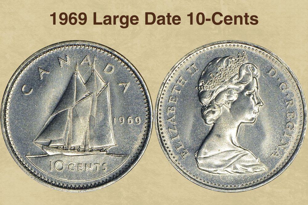 1969 Large Date 10-Cents