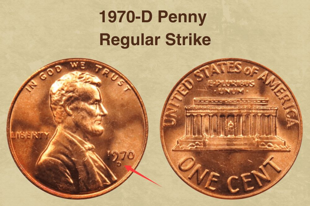 1970-D Penny Regular Strike