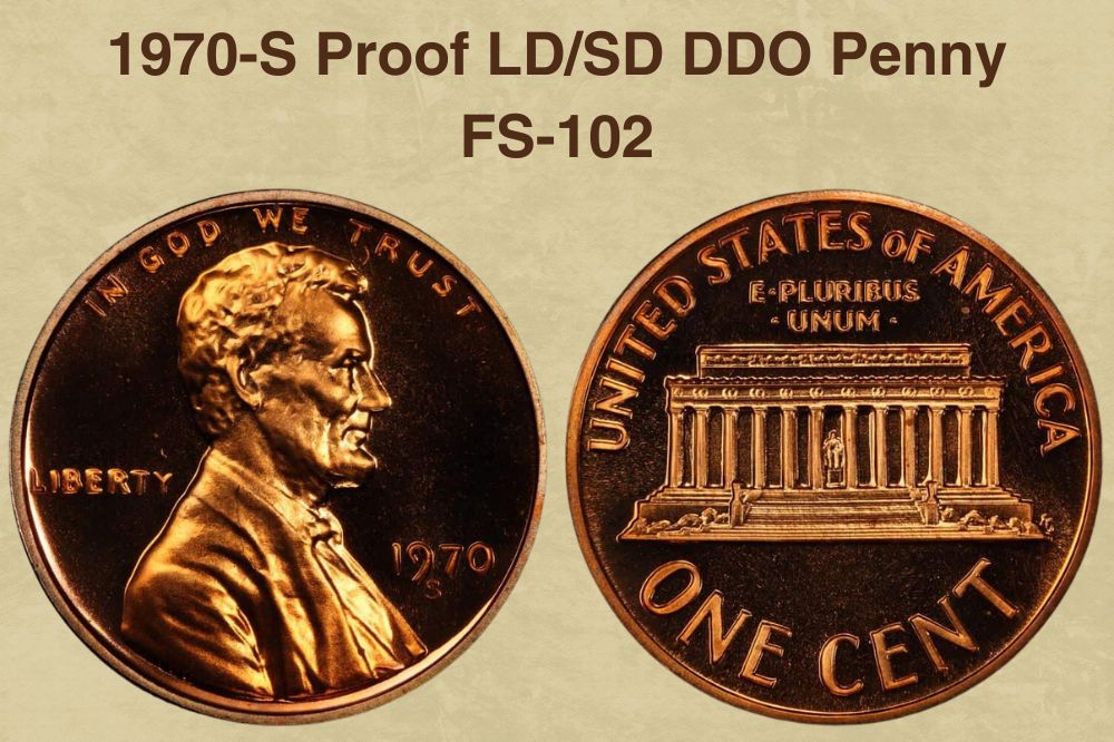 1970-S Proof LD/SD DDO Penny FS-102