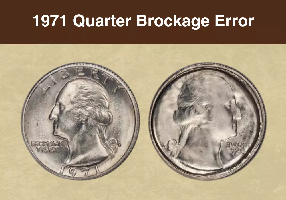 1971 Quarter Brockage Error