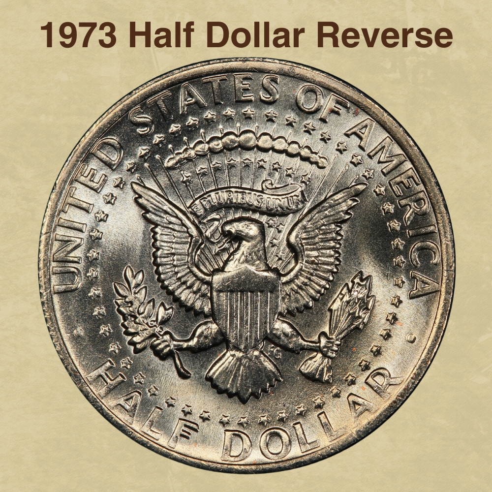 The Reverse of the 1973 Half Dollar