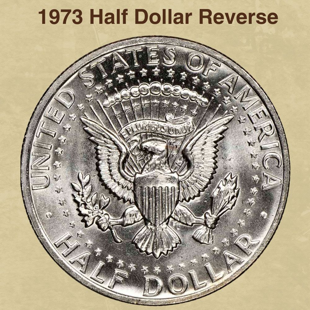 1973 Half Dollar Reverse