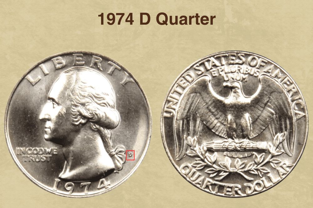 1974 D Quarter