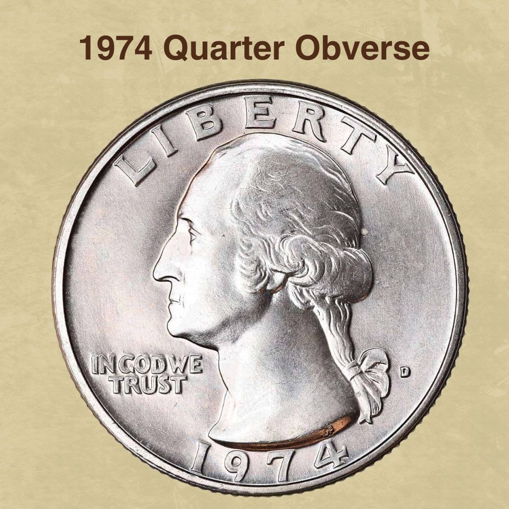 1974 Quarter Obverse