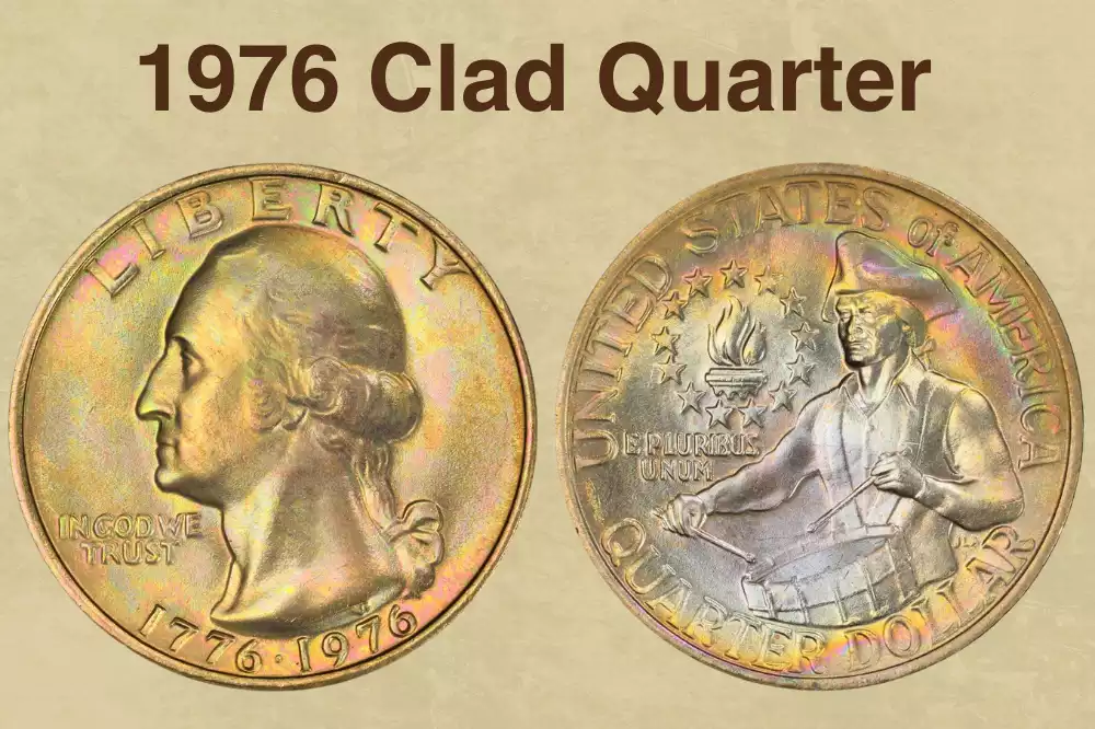 1976 Clad Quarter Value