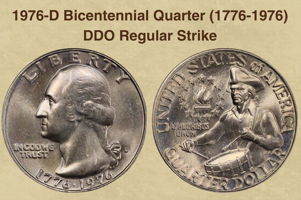 1976-D Bicentennial Quarter (1776-1976) DDO Regular Strike